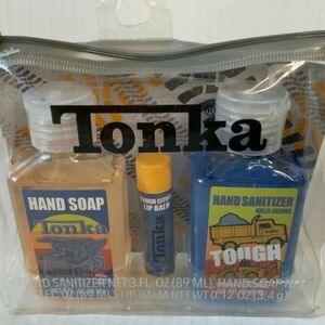 Hasboro Kids 3 pc TONKA Hygiene Travel Bag Set